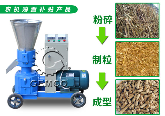 玉米秸秆不仅可以加工家畜颗粒饲料而且可以做生物质燃料